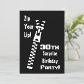 30回目の誕生日パーティーの招待テンプレート 招待状 (スタンド正面)