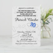 30回目の誕生日パーティーへの招待をお祝い 招待状 (スタンド正面)