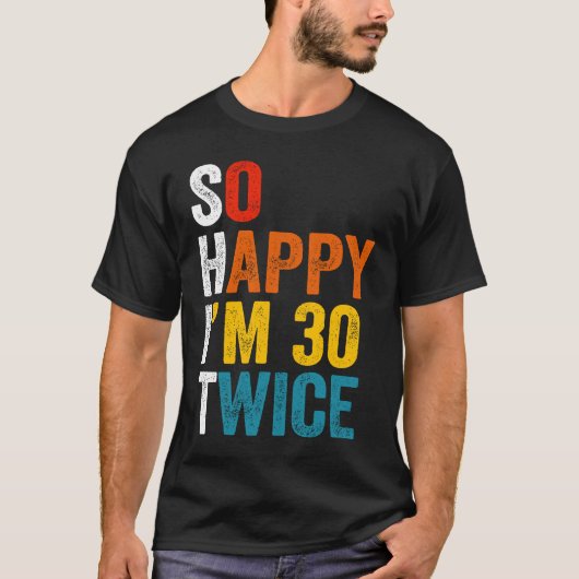 30回2で嬉しい Tシャツ (正面)
