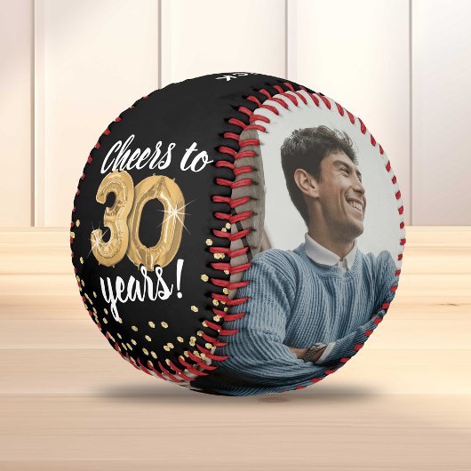 30年おめでとう - 30歳の誕生日フォト 野球ボール