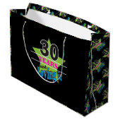 30年および第30誕生日それを|の愛すること ラージペーパーバッグ (裏面アングル)