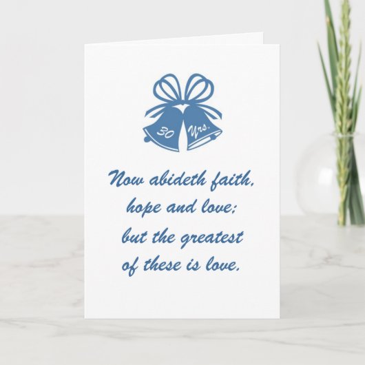 30年の愛 カード (正面)