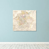 30年の戦争の時のドイツ キャンバスプリント (インサイチュ (ウッドフロア))