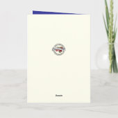 30年の聖職の金ゴールドエレガント・カトリック カード (裏面)