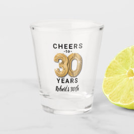 30年の誕生日おめでとう ショットグラス