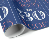 30年への応援 ラッピングペーパー (ロールコーナー)