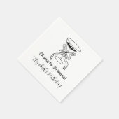 30年モダン間応援誕生日ナプキンス スタンダードカクテルナプキン (角)