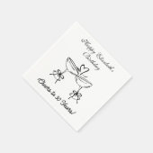 30年モダン間応援誕生日ナプキンス スタンダードカクテルナプキン (角)