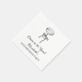 30年モダン間応援誕生日ナプキンス スタンダードカクテルナプキン (角)