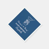 30年モダン間誕生日ナプキン スタンダードカクテルナプキン (角)