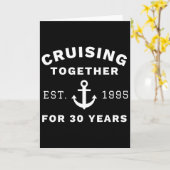 30年一緒にお出かけ 1995年記念クルーズ カード (黄色い花)