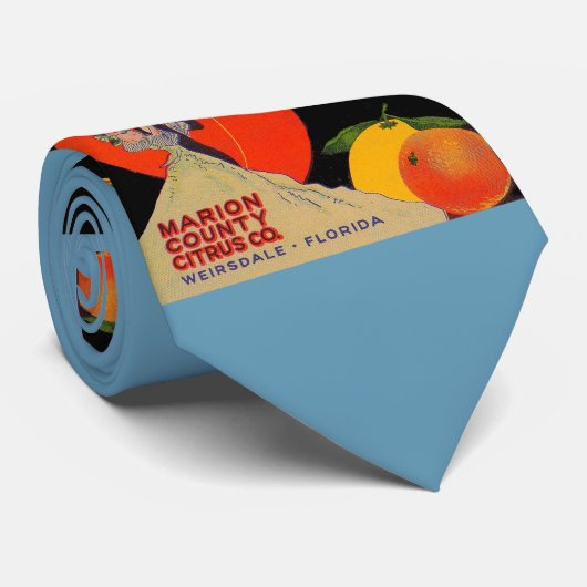 30年代のアール・デコのEl西のDeliteフロリダの柑橘類 ネクタイ (ロール)