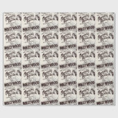 30年代のハリウッドのキャバレーのレストランの広告 ラッピングペーパー (フラット)