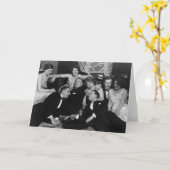 30年代のパーティー カード (黄色い花)