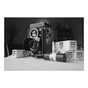 30年代ROLLEIFLEX IIのカメラのオートマット6x6モデルRF 11 フォトプリント