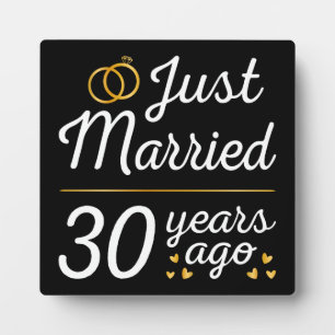 30年前に結婚しました II フォトプラーク