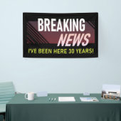 30年勤続記念従業員 横断幕 (トレードショー)