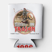 30年Eddie on White （またはLight）アクセサリ 缶クーラー (正面)