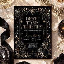 30才の死を悼むゴシック30歳の誕生日パーティー