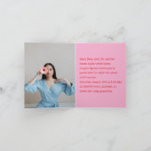 30折り曲げ気のあるそぶりをした誕生日招待状 招待状 (内部)