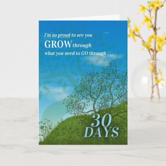 30日のサマーメドウ カード (黄色い花)