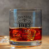 30日パーソナライズされた40日50日60日70歳の誕生日パーティー ウイスキーグラス