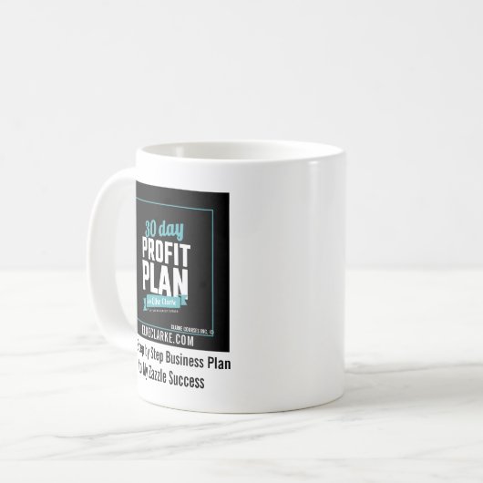 30日間の利益の計画の高度のZazzleのコースの成功 コーヒーマグカップ (正面左)