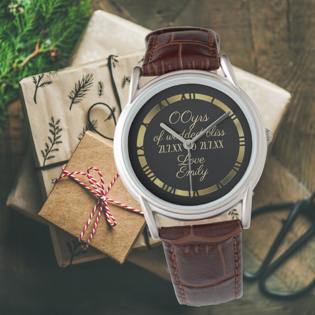 30日35日40日45周年結婚夫2 腕時計 (クリエイターアップロード済み)