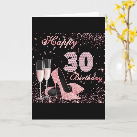 **30日**まだ祝* カード (黄色い花)