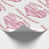 30日。記念日 ラッピングペーパー (角)