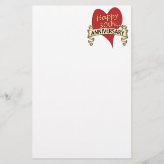 30日。記念日 便箋