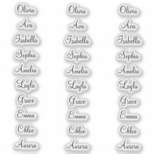 30書跡ラパーソナライズされたベルエレガントカスタム シール (正面)