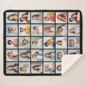 30枚のフォトコラージュを作成 シェルパブランケット (正面(横))