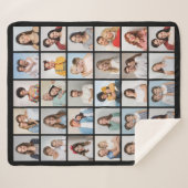 30枚のフォトコラージュを作成 シェルパブランケット (正面(横))