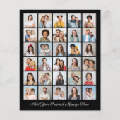 30枚のフォトコラージュを作成 チラシ (正面)