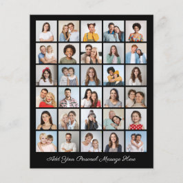 30枚のフォトコラージュを作成 チラシ