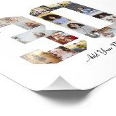 30枚の写真のモザイクアート フォトプリント (角)