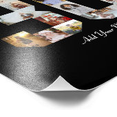 30枚の写真のモザイクアート フォトプリント            (角)