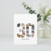 30枚の写真のモザイク ポストカード (スタンド正面)