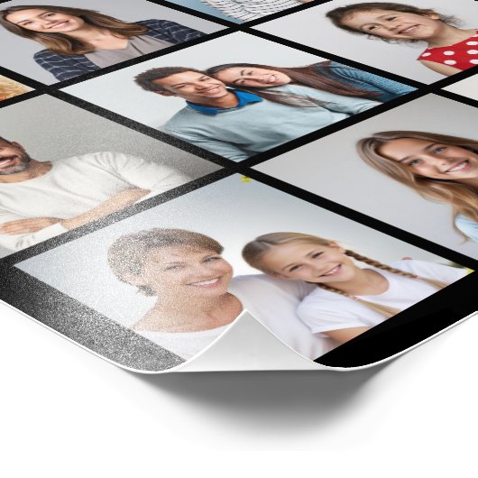 30枚の写真を作成するコラージュ写真の拡大 フォトプリント            (角)