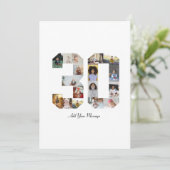 30枚の写真コラージュ カード (スタンド正面)