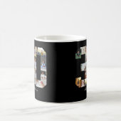 30枚の写真コラージュ コーヒーマグカップ (中央)