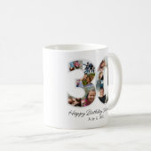 30枚の写真コラージュ バージョン30 - 30歳の誕生日 コーヒーマグカップ (正面右)