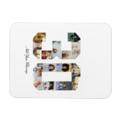 30枚の写真コラージュ マグネット (横)