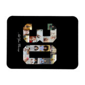 30枚の写真コラージュ マグネット (横)