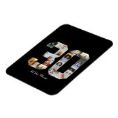 30枚の写真コラージュ マグネット (左側)