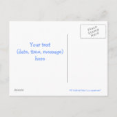 30格安マイルストーおもしろいン誕生日招待状 インビテーションポストカード (裏面)