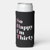 30歳おめでとうパーティー スリム缶クーラー (Seltzer正面)
