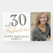 30歳おめでとう！エレガントな30歳の誕生日フォト