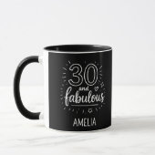 30歳おめでとう ドゥードル ファビュラス マグカップ (左)